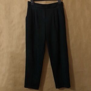 Aritzia | Babaton Cohen Faux Vegan Suede Pants Pull-On Pleated Trousers Size 2